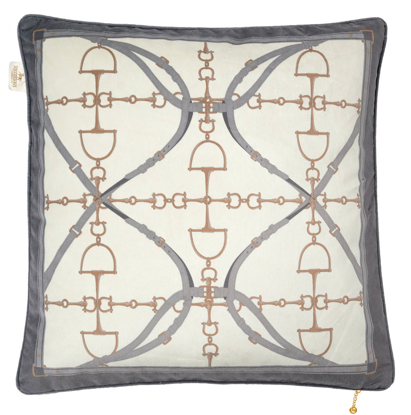 Bite Luxury Cushion Grey
