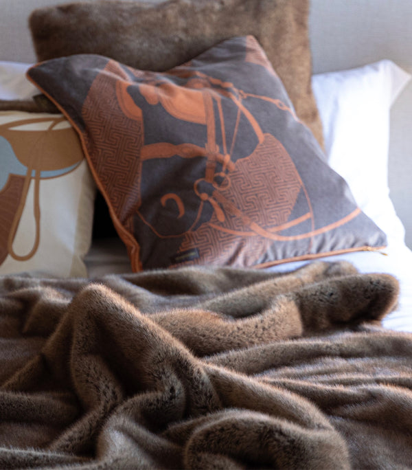 DECO HORSE NEW LUXURY LINE BROWN