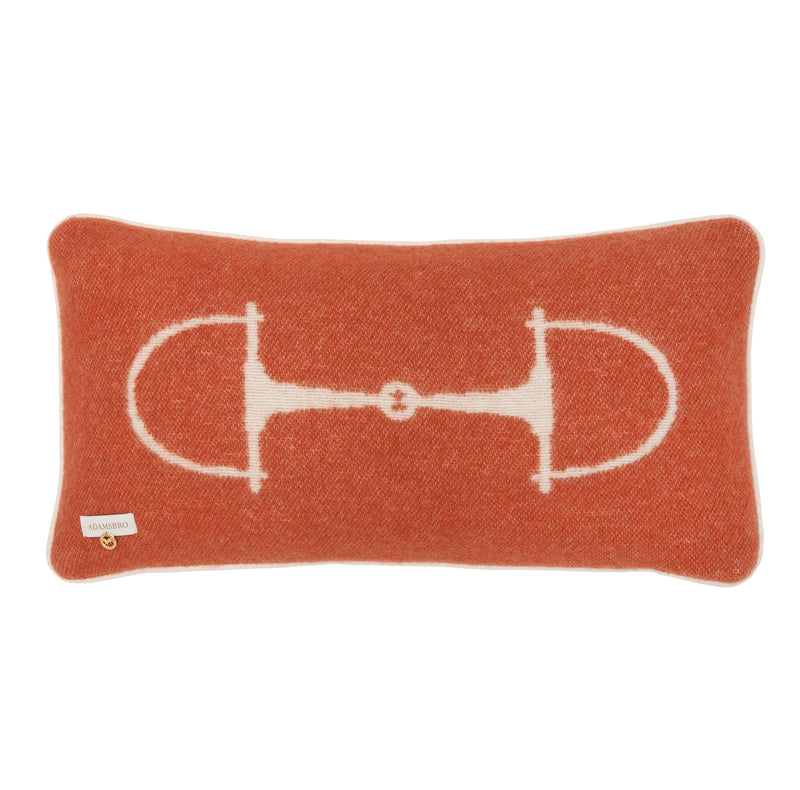 CLASSIC BIT CUSHION NZ WOOL RUST