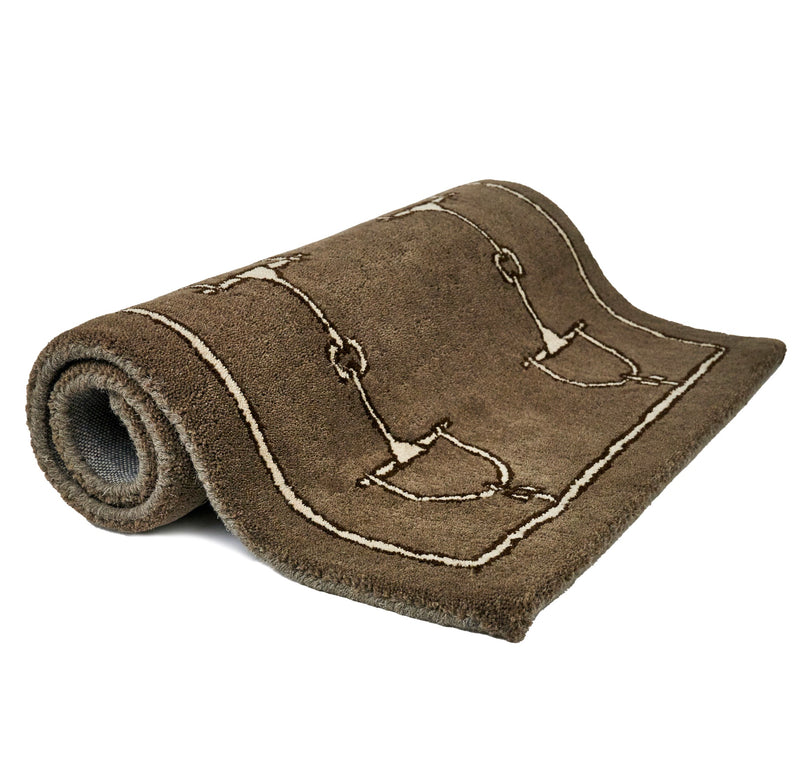 WOOL RUG TAUPE