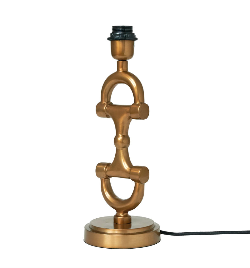 BIT Lamp stand Brass including Black lamp shade.