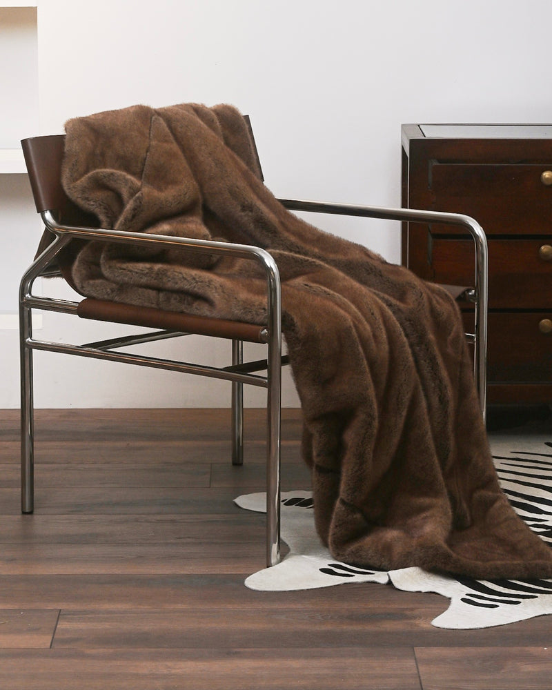 FAUX FUR THROW