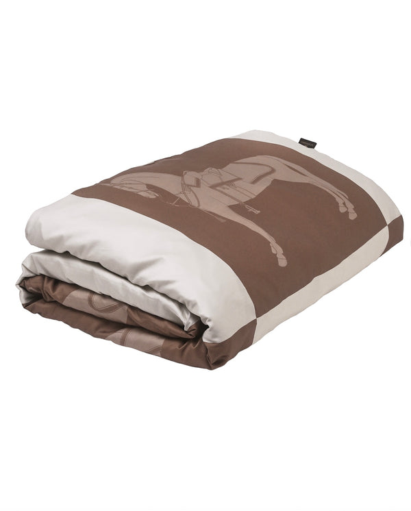 Horse Check Duvet Cover Single 140X200 CM