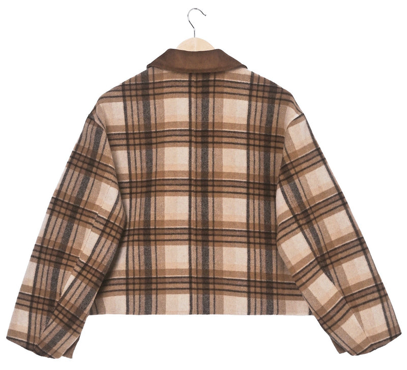 Exclusive  Checked Wool Jacket