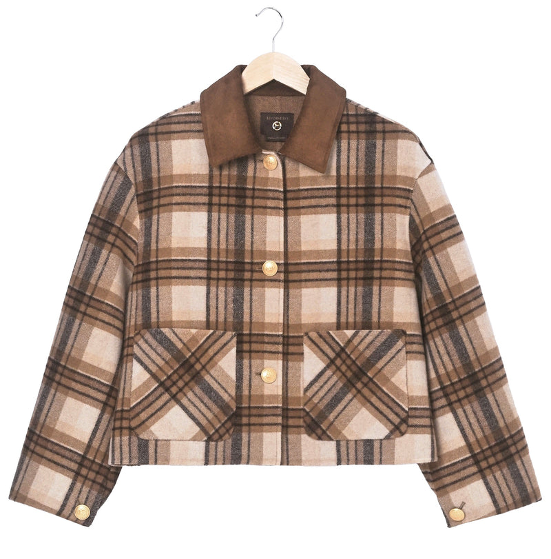 Exclusive  Checked Wool Jacket