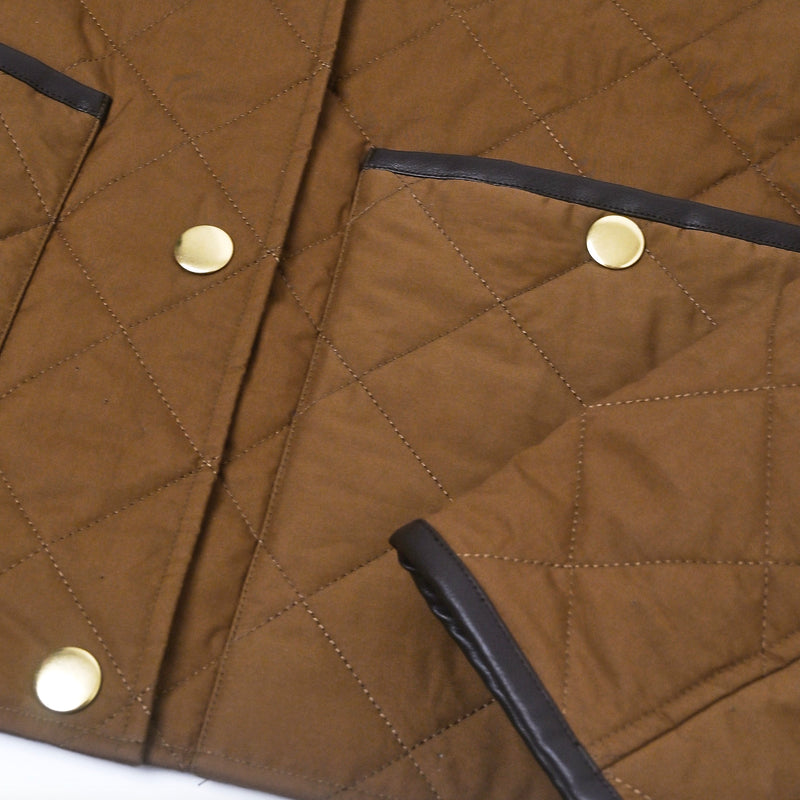 Exclusive Quilted Barn Jacket – Brown