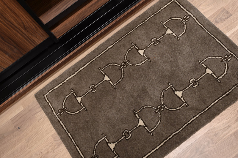 WOOL RUG TAUPE