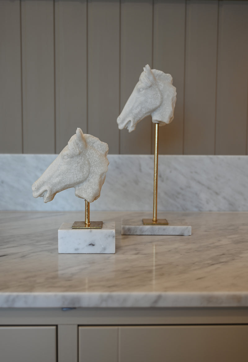 Raised Marble Horse