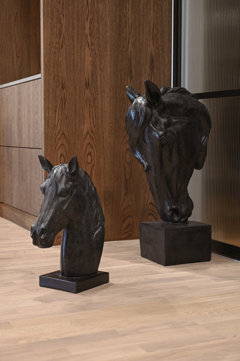 MONDEUI HORSE SCULPTURE BLACK