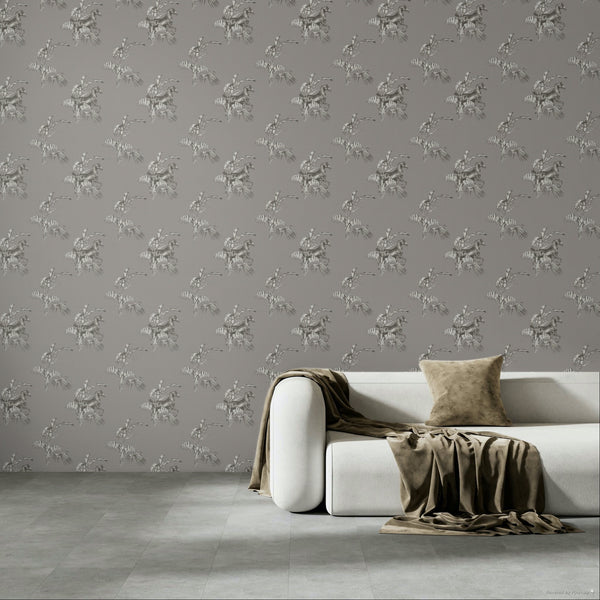 17-09-020-30 WALLPAPER New Horse Taupe