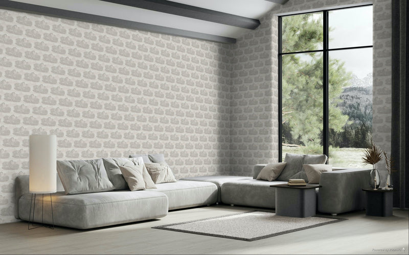 17-09-023-00 ADAMSBRO WALLPAPER HORSE TOILE OFF-WHITE