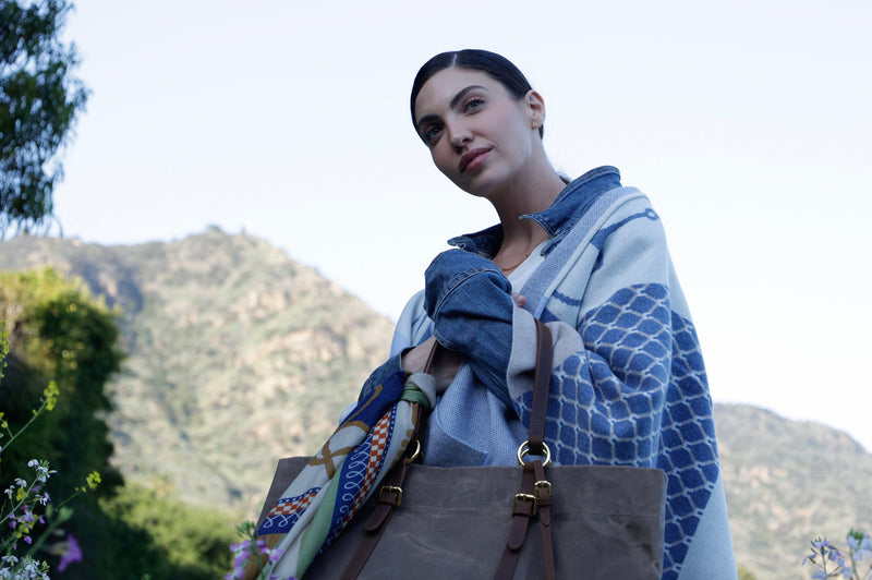 Equi Poncho Cashmere Sky
