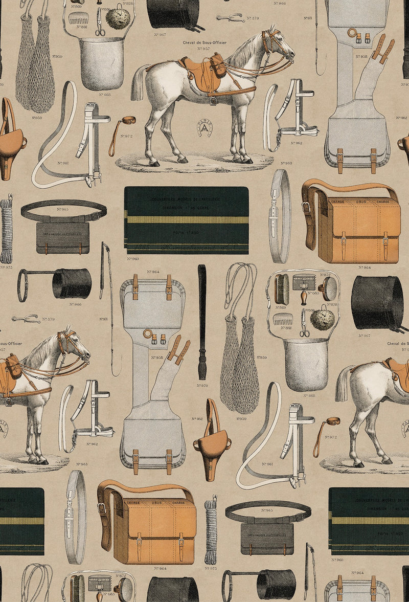 17-09-028-04/P Wallpaper sample  Cheval Des Paris XL