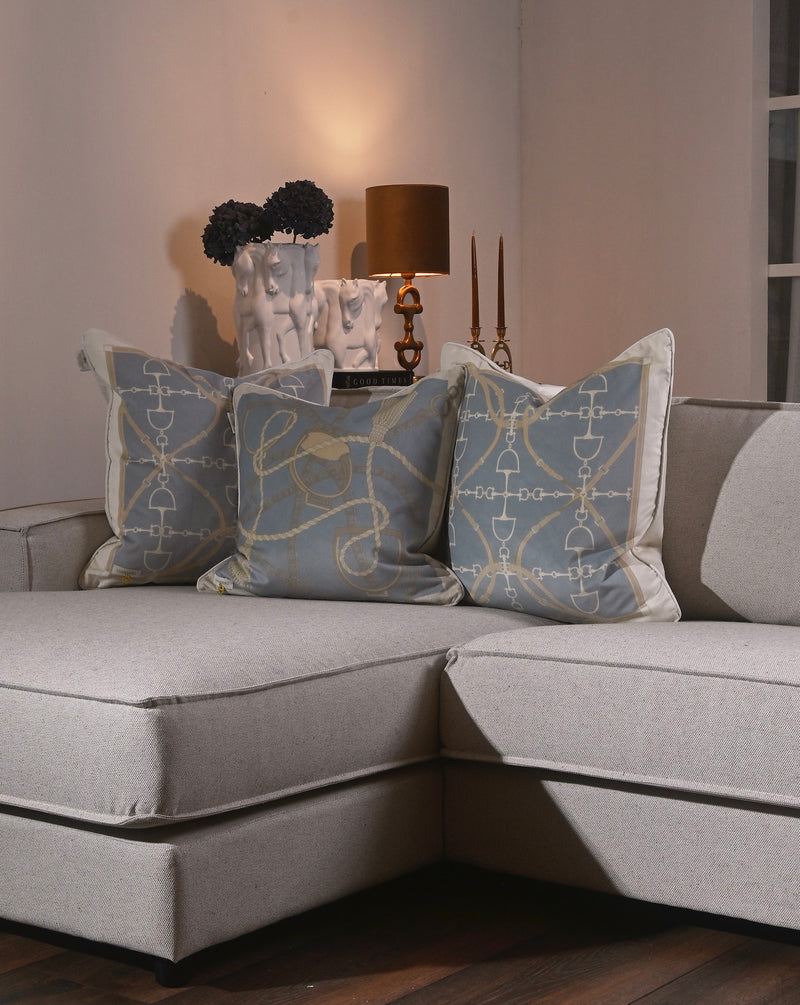 Bite Luxury Cushion Pale Blue