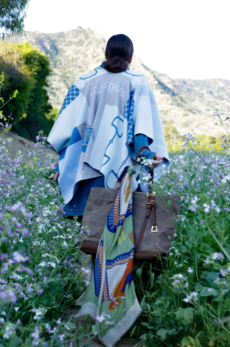 Equi Poncho Cashmere Sky