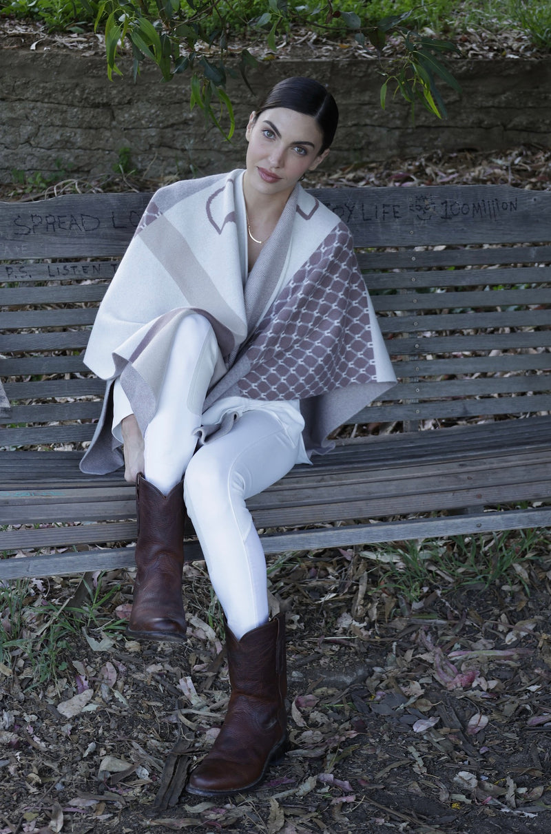 Equi Poncho Cashmere Taupe
