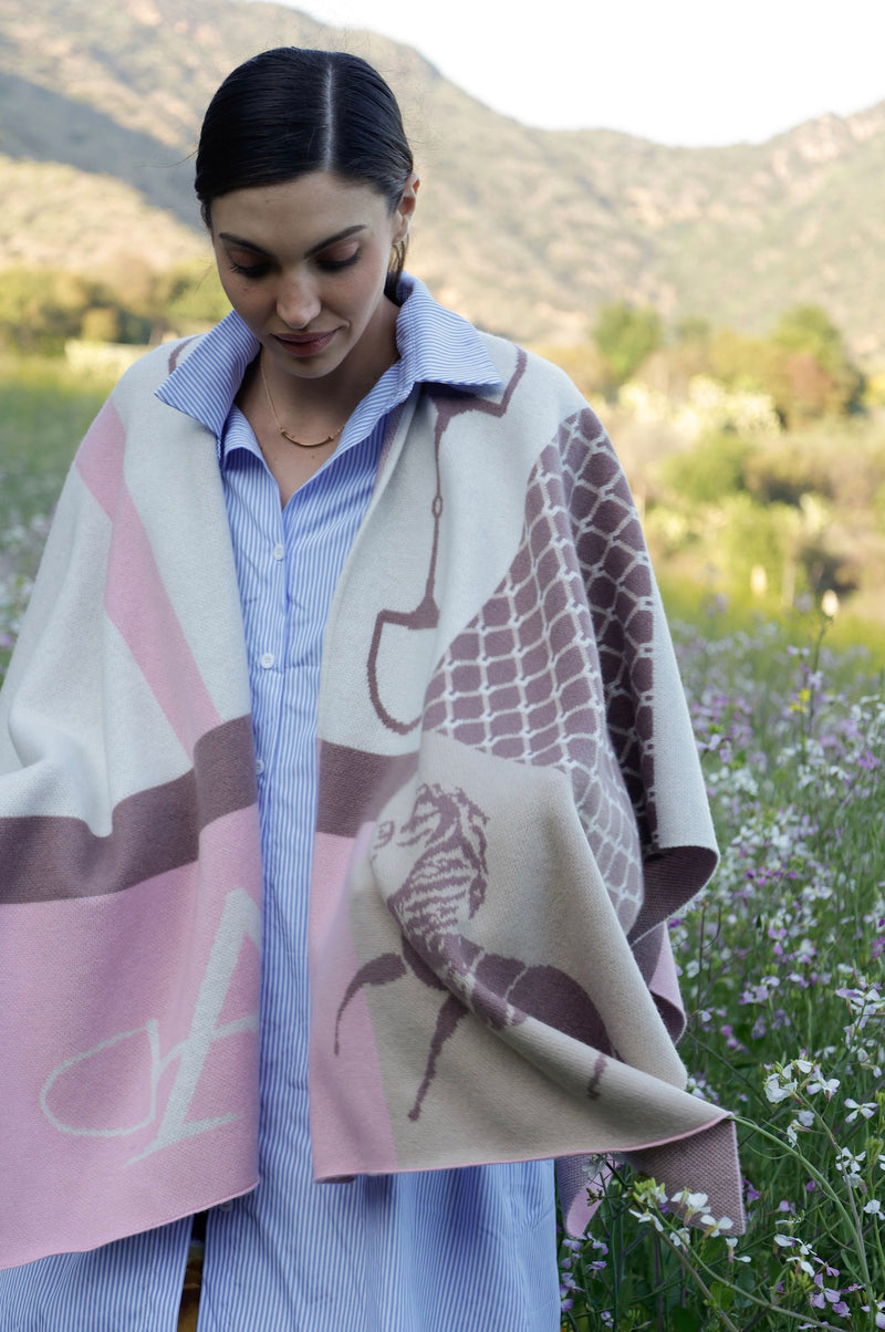 Equi Poncho Cashmere Rose
