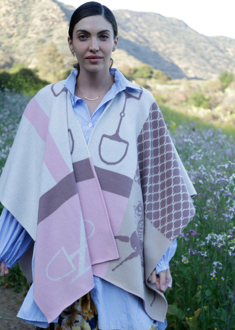 Equi Poncho Cashmere Rose
