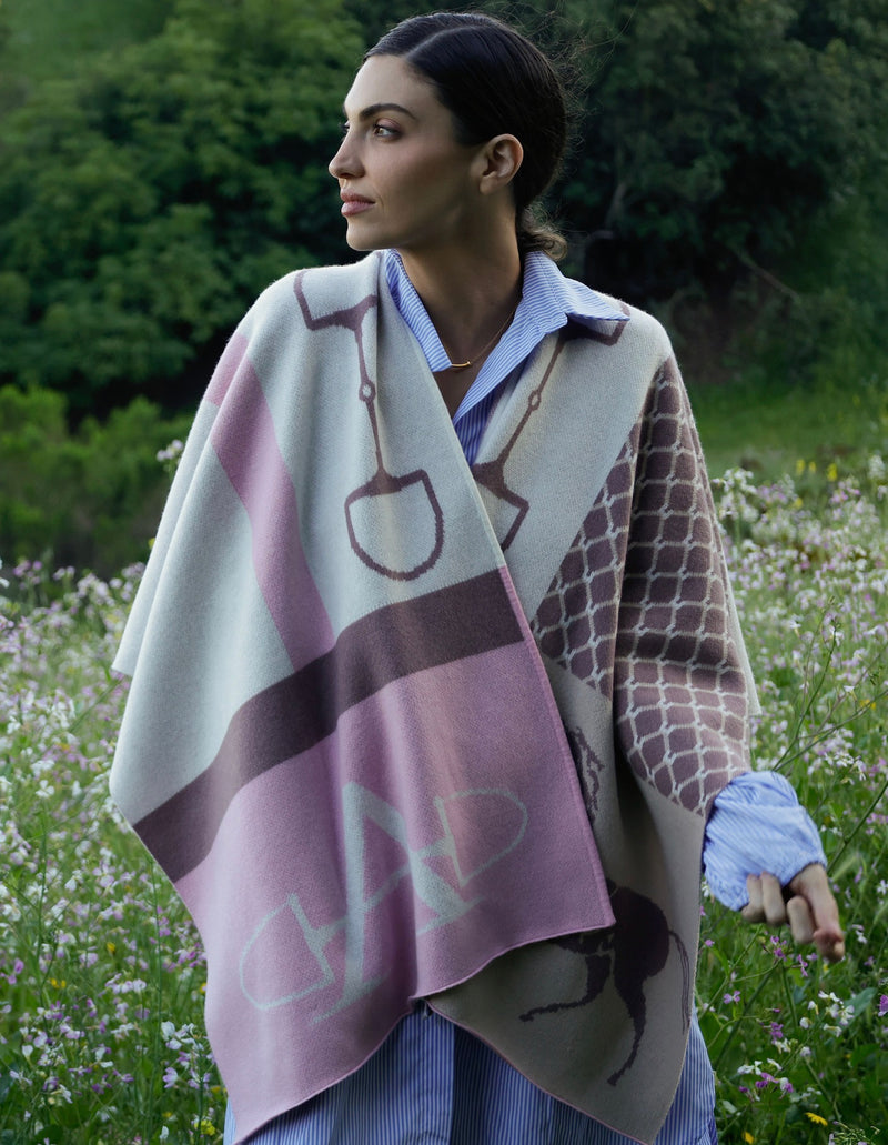 Equi Poncho Cashmere Rose