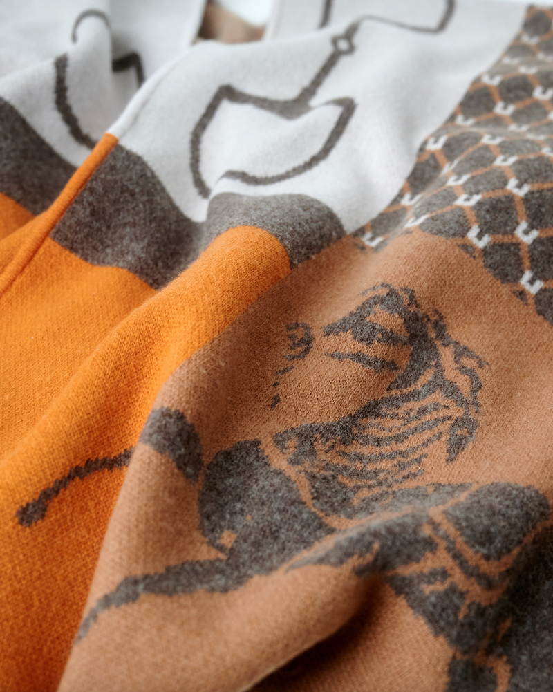 ADAMSBRO CASHMERE ORANGE