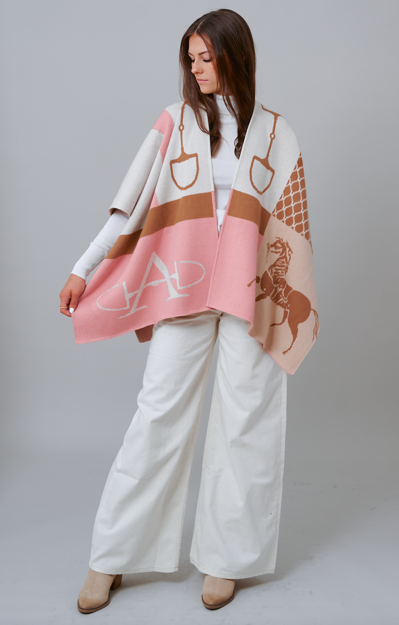 Equi Poncho Cashmere Pink