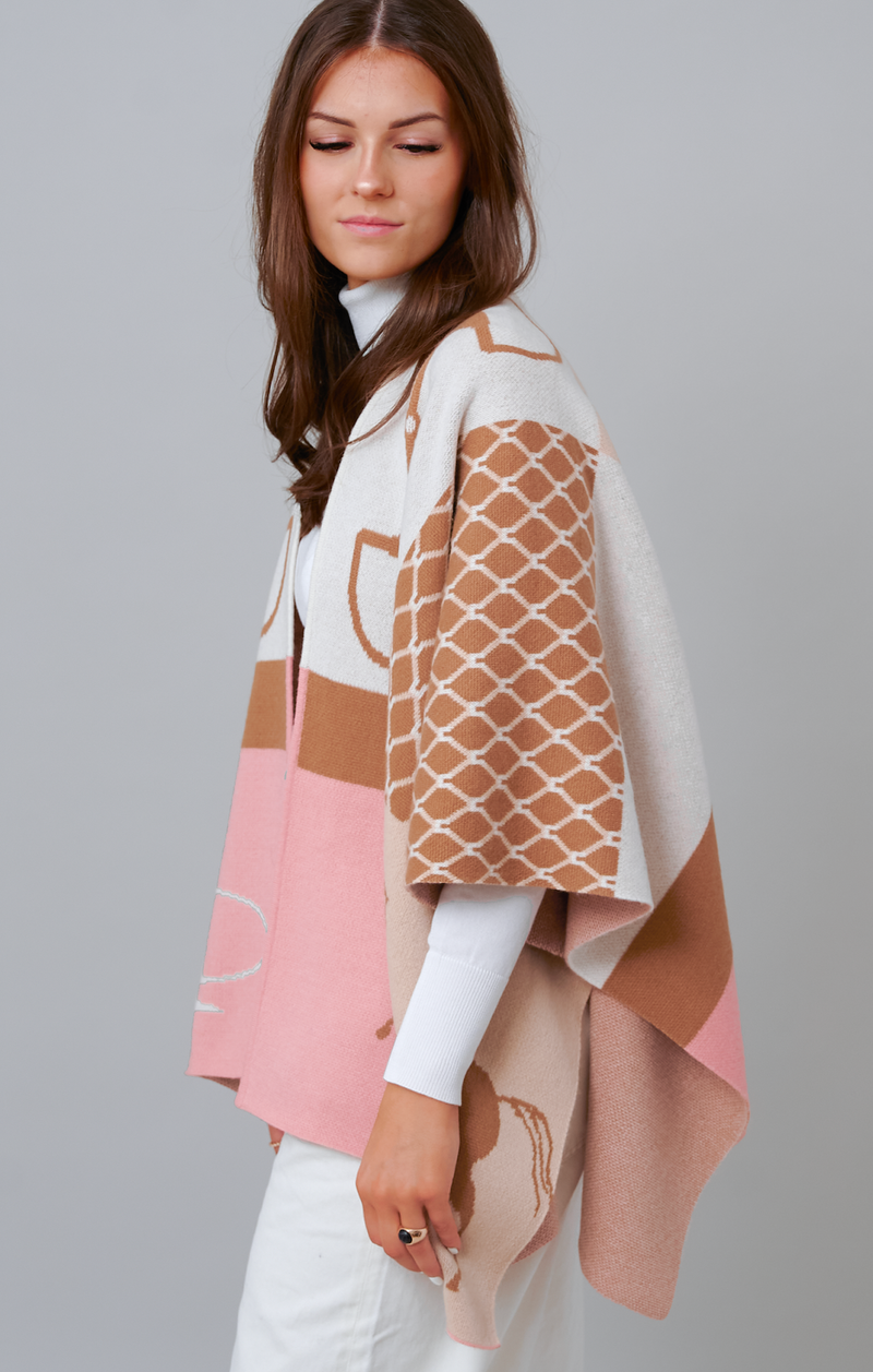 Equi Poncho Cashmere Pink