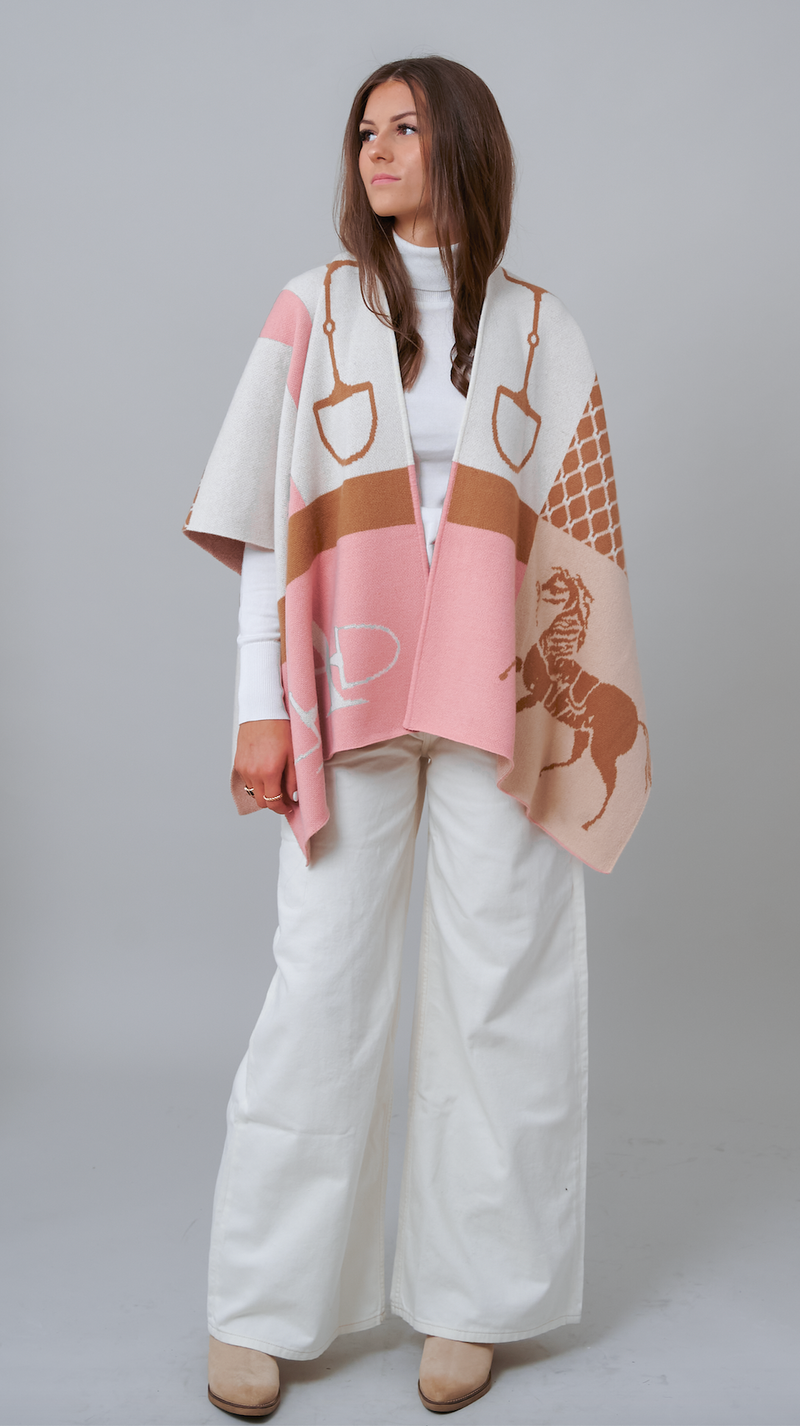 Equi Poncho Cashmere Pink