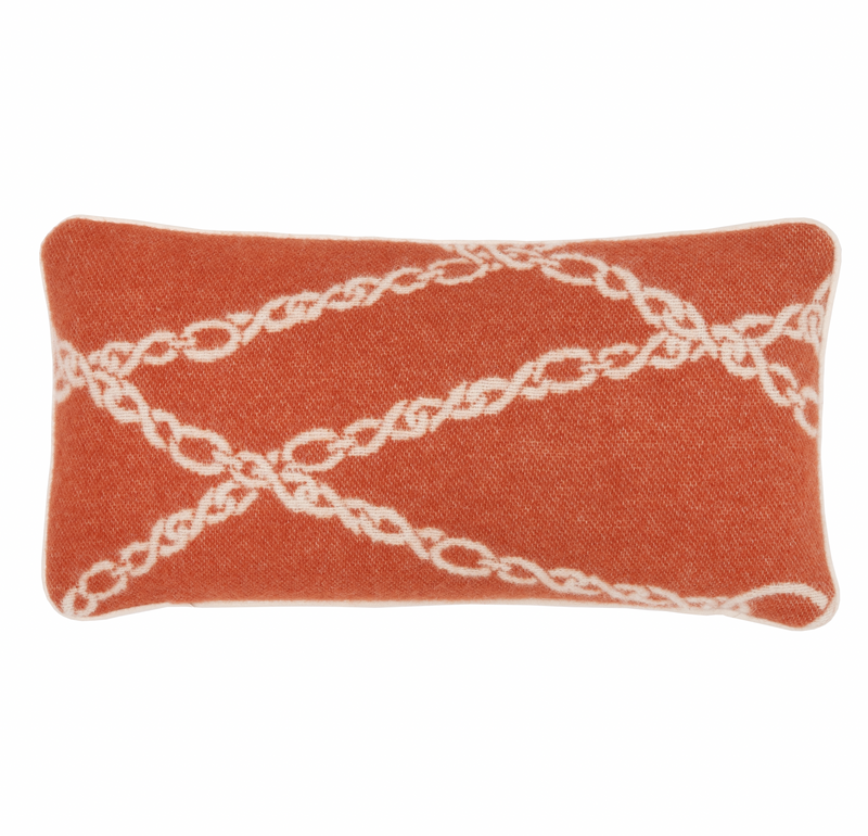 CLASSIC BIT CUSHION NZ WOOL RUST