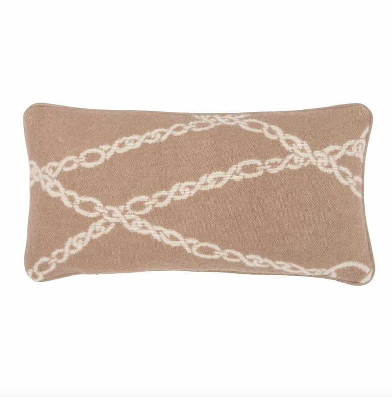 CLASSIC BIT CUSHION NZ WOOL NOUGAT