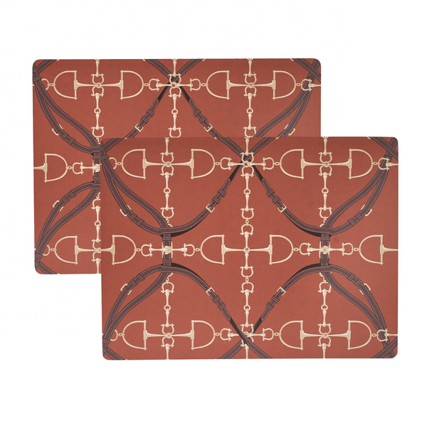 TABLE COASTER IN WOOD Bite Luxury Rust  S 2-set