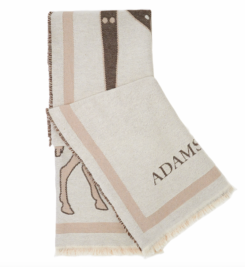 COTTON jacquard  Blanket HORSES