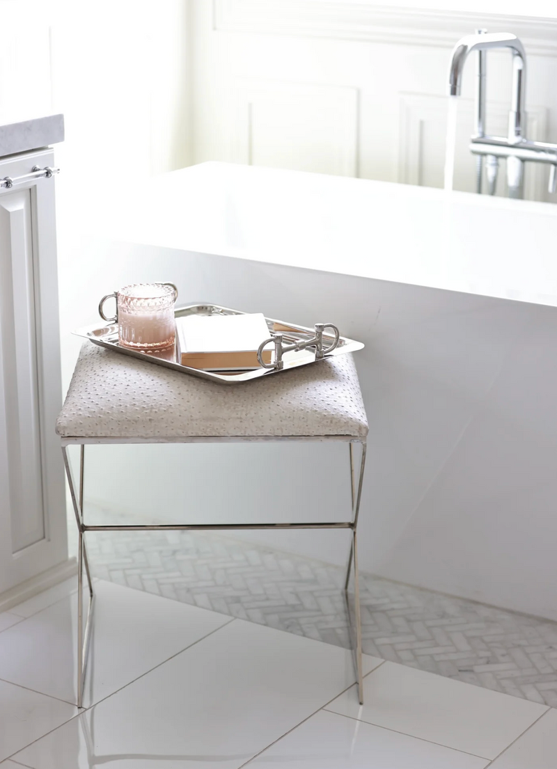Snaffle Bit Silver Serving Tray