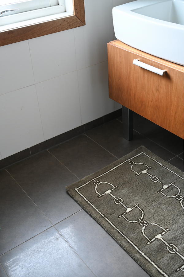 WOOL RUG TAUPE