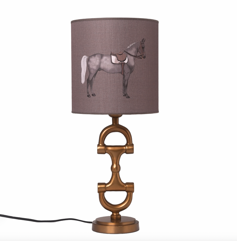 BIT Lamp stand Brass including Mud Petit Horse Lampshade