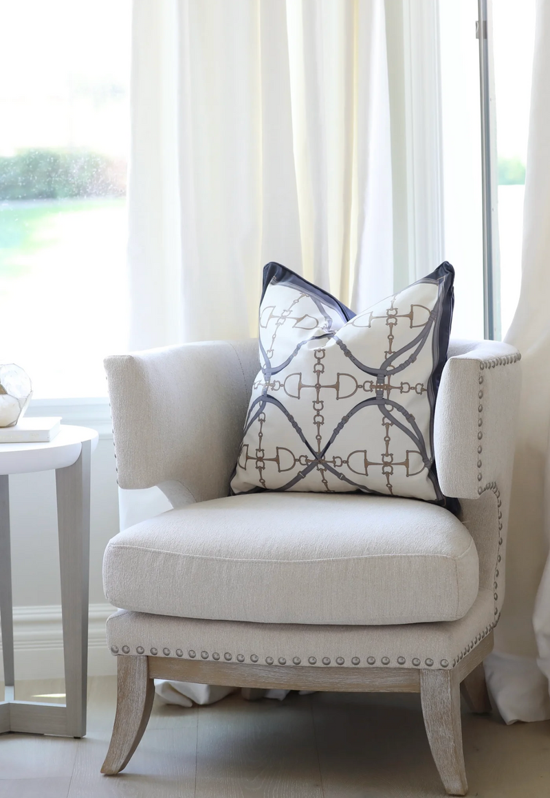 Bite Luxury Cushion Grey