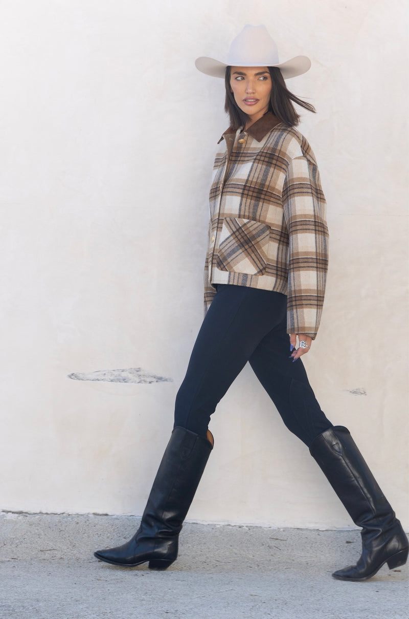 Exclusive  Checked Wool Jacket