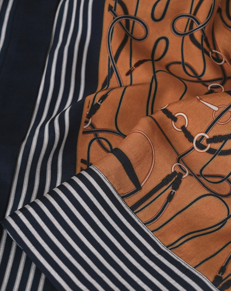 SATIN Shirt Heritage Stripe