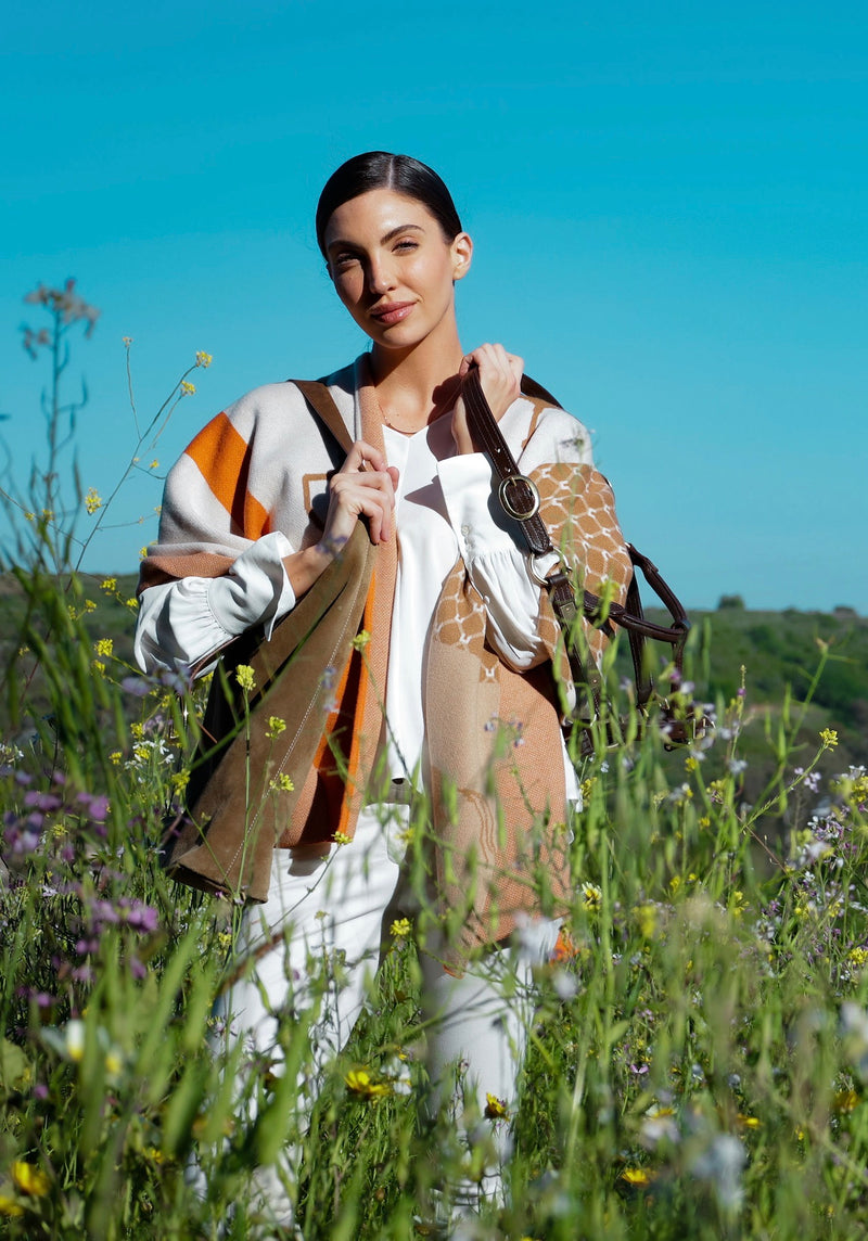 Equi Poncho Cashmere Orangina
