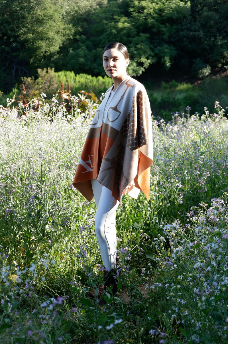 Equi Poncho Cashmere Orangina