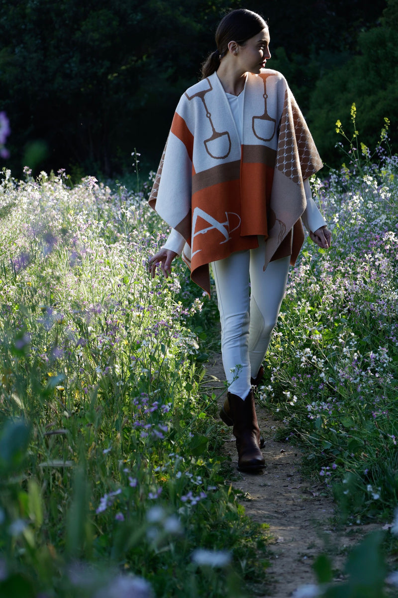 Equi Poncho Cashmere Orangina