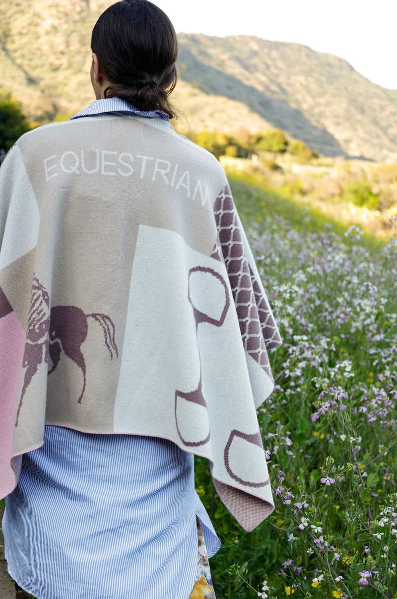 Equi Poncho Cashmere Rose