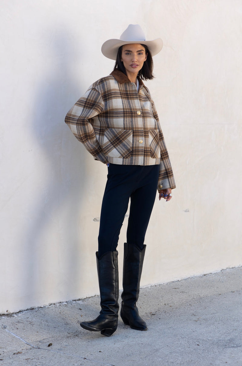 Exclusive  Checked Wool Jacket