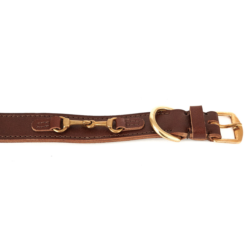 Dog Bracelet Snaffle Bit in Genuine Leather