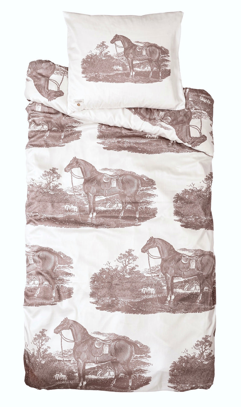 Exclusive duvet cover in the finest in cotton satin 135X 200 cm + 50 x 70 cm