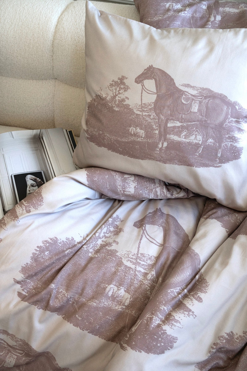 Exclusive duvet cover in the finest in cotton satin 140X 200 cm + 50x70 cm