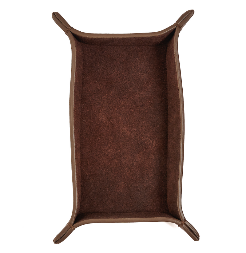 Leather Tray Brown